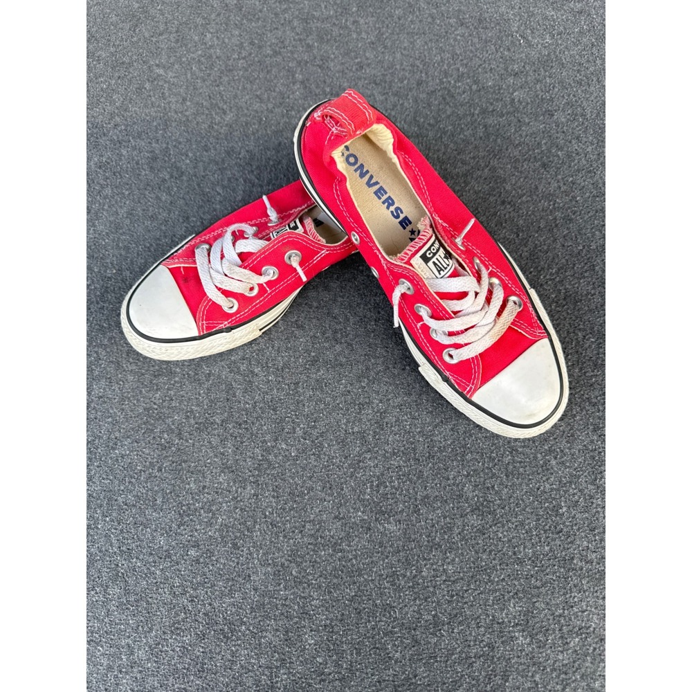 Converse Chuck Taylor All Star Shoreline Red Slip On Sneakers 537083F Womens 6